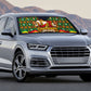 Cameroon Jesus Christmas Auto Sun Shade African Culture Ugly Knit Pattern