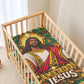 Cameroon Jesus Christmas Baby Bed Cover African Culture Ugly Knit Pattern