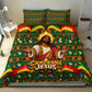 Cameroon Jesus Christmas Bedding Set African Culture Ugly Knit Pattern