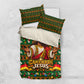 Cameroon Jesus Christmas Bedding Set African Culture Ugly Knit Pattern