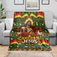 Cameroon Jesus Christmas Blanket African Culture Ugly Knit Pattern