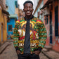 Cameroon Jesus Christmas Bomber Jacket African Culture Ugly Knit Pattern