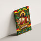 Cameroon Jesus Christmas Canvas Wall Art African Culture Ugly Knit Pattern