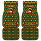 Cameroon Jesus Christmas Car Mats African Culture Ugly Knit Pattern