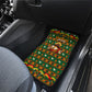 Cameroon Jesus Christmas Car Mats African Culture Ugly Knit Pattern