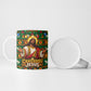 Cameroon Jesus Christmas Ceramic Mug African Culture Ugly Knit Pattern