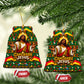 Cameroon Jesus Christmas Ceramic Ornament African Culture Ugly Knit Pattern
