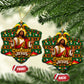Cameroon Jesus Christmas Ceramic Ornament African Culture Ugly Knit Pattern