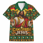 Cameroon Jesus Christmas Hawaiian Shirt African Culture Ugly Knit Pattern