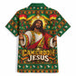 Cameroon Jesus Christmas Hawaiian Shirt African Culture Ugly Knit Pattern