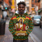 Cameroon Jesus Christmas Hoodie African Culture Ugly Knit Pattern