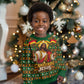 Cameroon Jesus Christmas Kid Ugly Christmas Sweater African Culture Ugly Knit Pattern