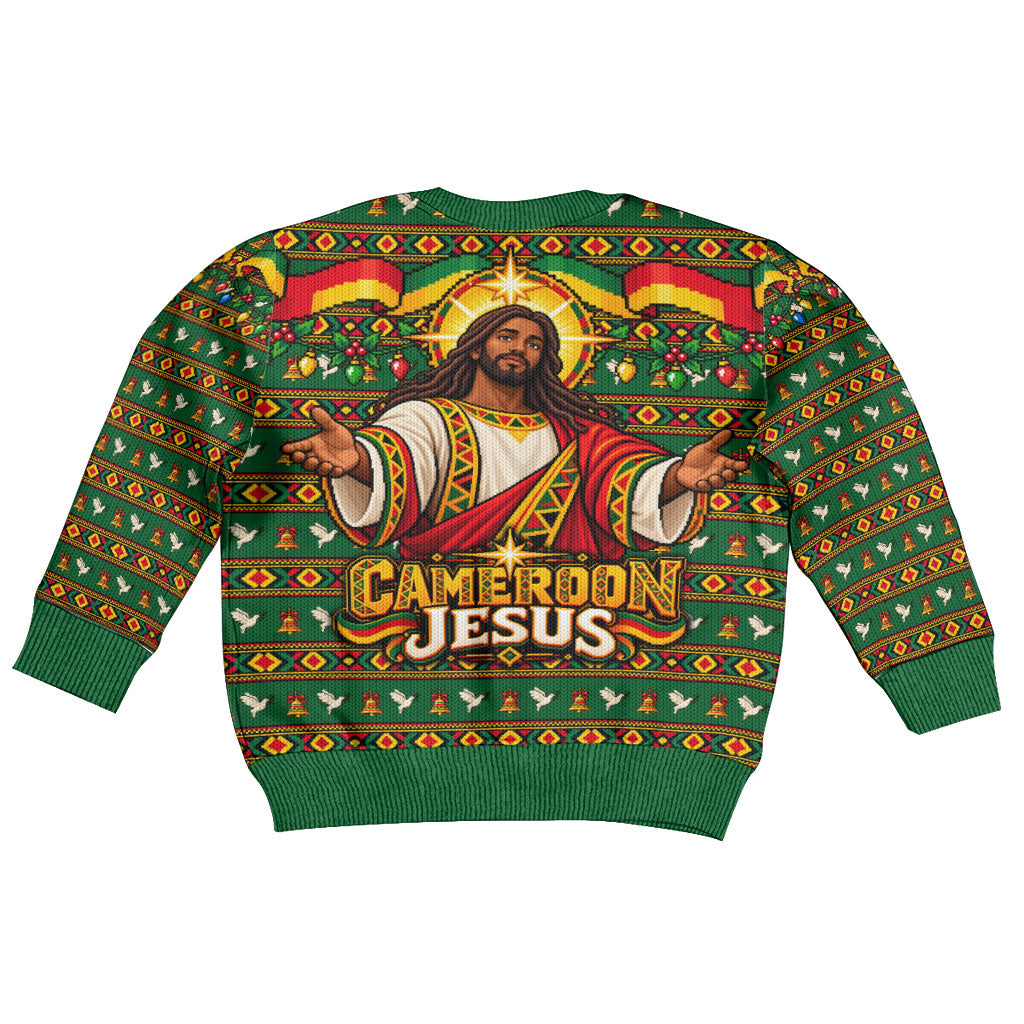 Cameroon Jesus Christmas Kid Ugly Christmas Sweater African Culture Ugly Knit Pattern