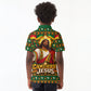 Cameroon Jesus Christmas Kid Polo Shirt African Culture Ugly Knit Pattern