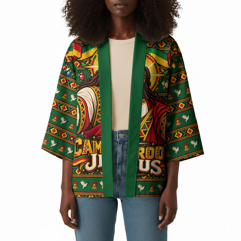 Cameroon Jesus Christmas Kimono African Culture Ugly Knit Pattern