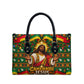 Cameroon Jesus Christmas Leather Bag African Culture Ugly Knit Pattern