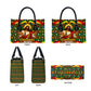 Cameroon Jesus Christmas Leather Bag African Culture Ugly Knit Pattern