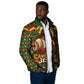 Cameroon Jesus Christmas Padded Jacket African Culture Ugly Knit Pattern