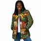 Cameroon Jesus Christmas Padded Jacket African Culture Ugly Knit Pattern