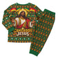 Cameroon Jesus Christmas Pajama Set African Culture Ugly Knit Pattern