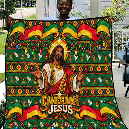 Cameroon Jesus Christmas Quilt African Culture Ugly Knit Pattern