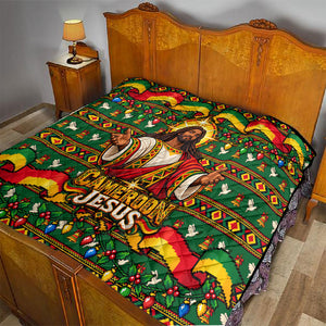 Cameroon Jesus Christmas Quilt African Culture Ugly Knit Pattern