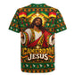 Cameroon Jesus Christmas Rugby Jersey African Culture Ugly Knit Pattern
