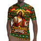 Cameroon Jesus Christmas Rugby Jersey African Culture Ugly Knit Pattern