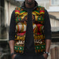 Cameroon Jesus Christmas Sleeveless Puffer Jacket African Culture Ugly Knit Pattern