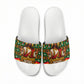 Cameroon Jesus Christmas Slide Sandals African Culture Ugly Knit Pattern