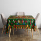 Cameroon Jesus Christmas Tablecloth African Culture Ugly Knit Pattern