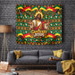 Cameroon Jesus Christmas Tapestry African Culture Ugly Knit Pattern