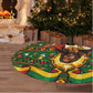 Cameroon Jesus Christmas Tree Skirt African Culture Ugly Knit Pattern
