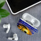 South Africa Christmas AirPods Case African Culture Protea Flower Safari Sunset