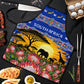 South Africa Christmas Apron African Culture Protea Flower Safari Sunset