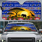 South Africa Christmas Auto Sun Shade African Culture Protea Flower Safari Sunset
