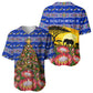 South Africa Christmas Baseball Jersey African Culture Protea Flower Safari Sunset