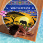 South Africa Christmas Beach Blanket African Culture Protea Flower Safari Sunset