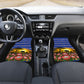 South Africa Christmas Car Mats African Culture Protea Flower Safari Sunset