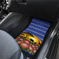 South Africa Christmas Car Mats African Culture Protea Flower Safari Sunset