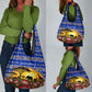 South Africa Christmas Grocery Bag African Culture Protea Flower Safari Sunset