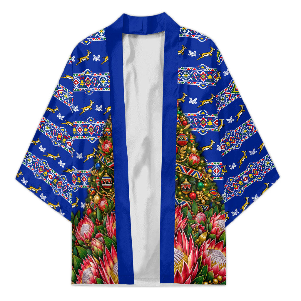 South Africa Christmas Kimono African Culture Protea Flower Safari Sunset