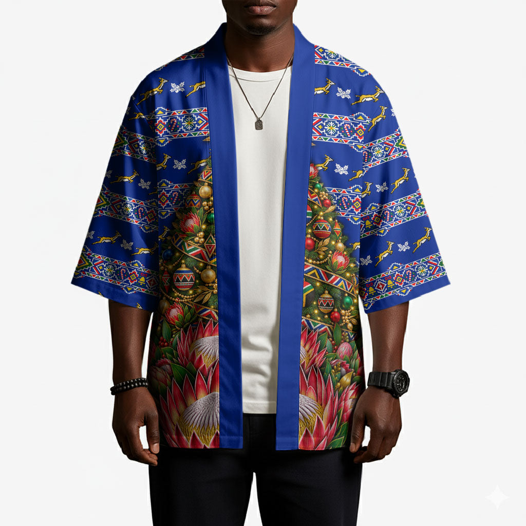 South Africa Christmas Kimono African Culture Protea Flower Safari Sunset