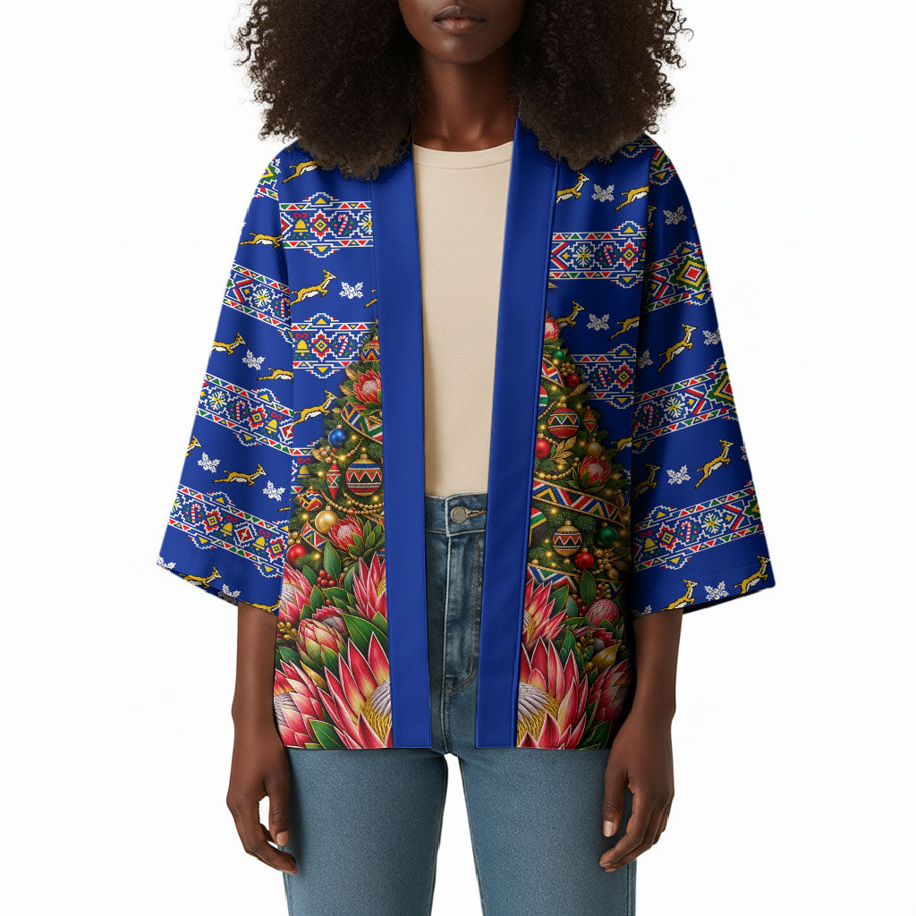 South Africa Christmas Kimono African Culture Protea Flower Safari Sunset