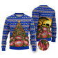 South Africa Christmas Ugly Christmas Sweater African Culture Protea Flower Safari Sunset