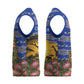 South Africa Christmas Knitted V-Neck Vest African Culture Protea Flower Safari Sunset