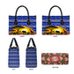 South Africa Christmas Leather Bag African Culture Protea Flower Safari Sunset