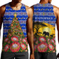 South Africa Christmas Men Tank Top African Culture Protea Flower Safari Sunset