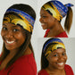 South Africa Christmas Neck Gaiter African Culture Protea Flower Safari Sunset