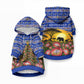South Africa Christmas Pet Hoodie African Culture Protea Flower Safari Sunset